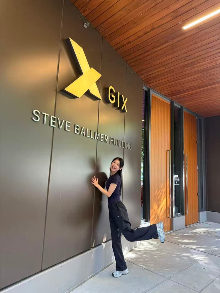 Mary Chen at the GIX Steve Ballmer Building