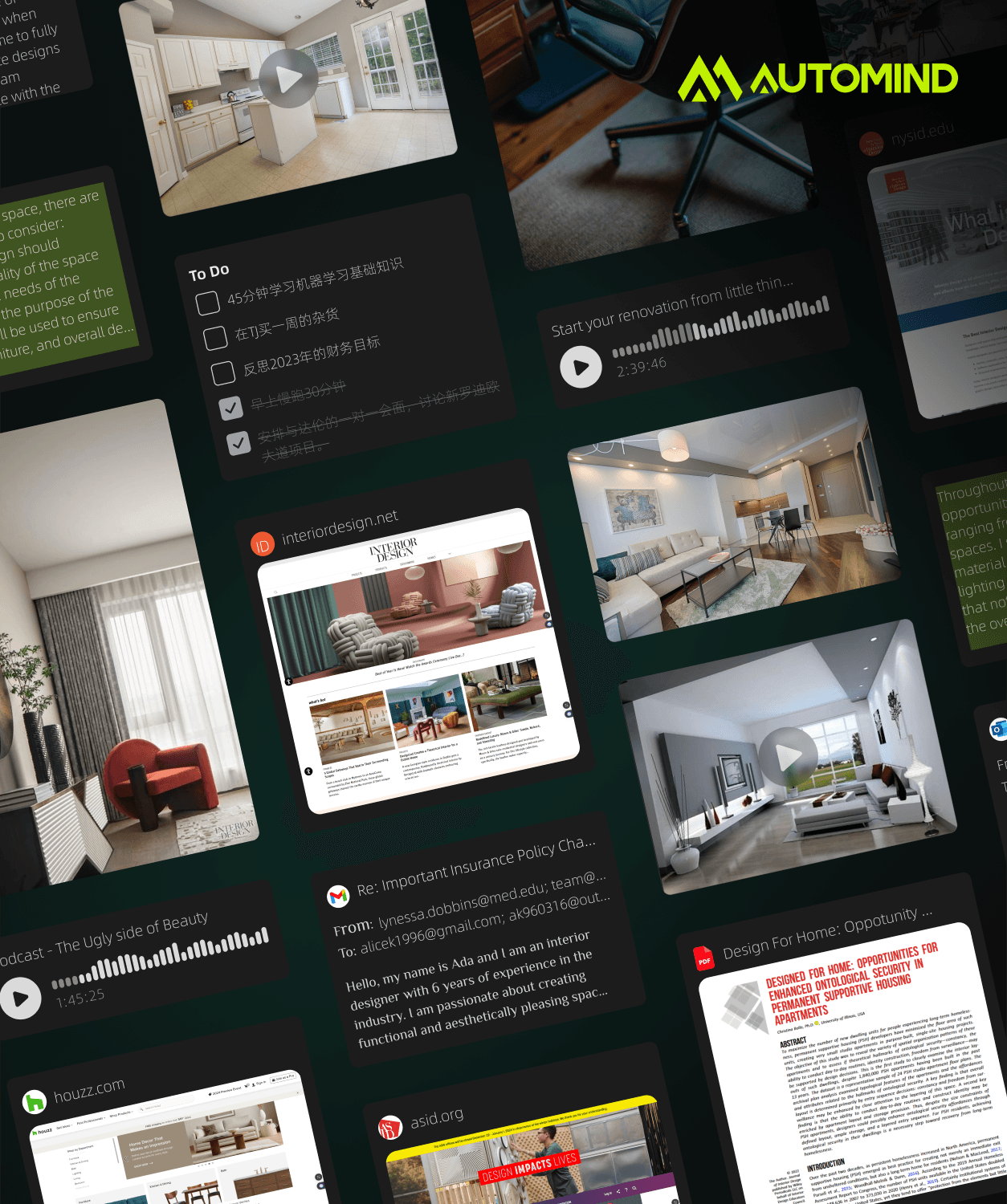 Automind.ai product interface