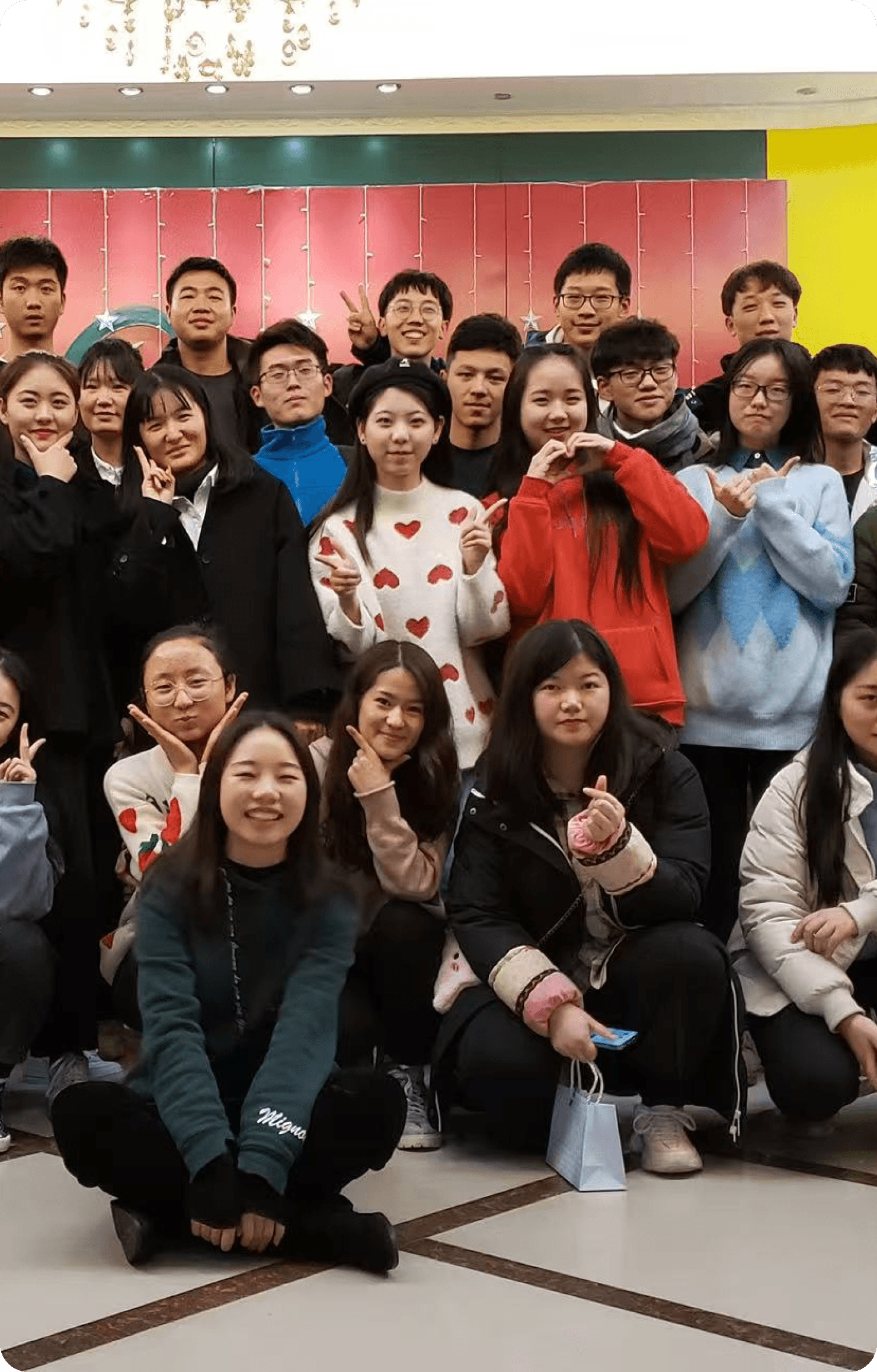 Mary Chen with her team